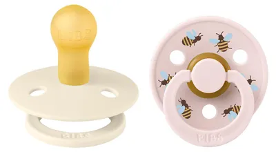 Produktbild von Bibs STUDIO, Klassischer Babyschnuller, Rund, Latex, Junge/Mädchen