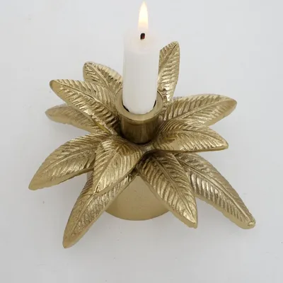 Produktbild von Boltze Gruppe Miami Kerzenleuchter gold 10 cm