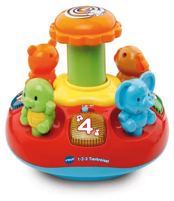 Productafbeelding van Vtech 80-186304, 1-2-3 Tierkreisel (dierenmolen) 80-186304