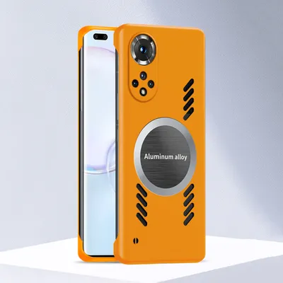 Produktbild von Honor 50 Pro Hülle, Frameless PC Matt Kühlabdeckung Loch Wärmeableitung Schutzhülle für Honor 50 Pro Orange