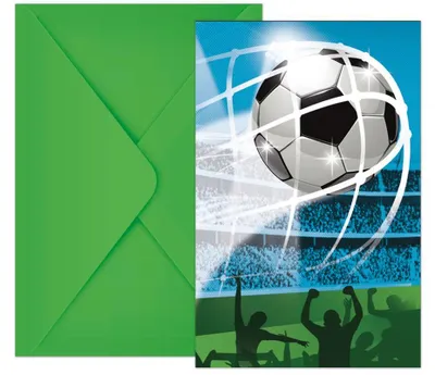 Immagine prodotto di Tifosi del calcio 6 biglietti d'invito