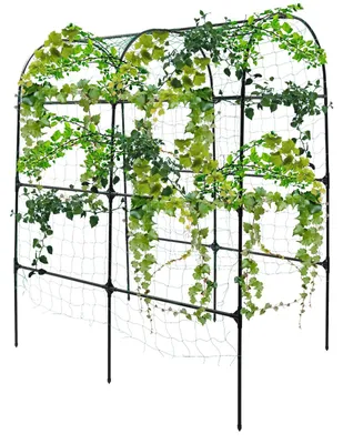 Productafbeelding van U-vormige Klimplant Steun met Net voor Groenten en Bloemen