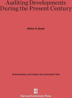 Produktbild von Auditing Developments During the Present Century