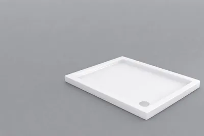 Produktbild von Duschwanne 110x100 Extra flach Duschtasse 100x110 6,5cm Hoch Kreabad Shower