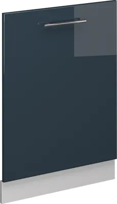 Produktbild von Geschirrspülblende Vicco Fame-Line Dunkelblau Hochglanz 60 cm ohne Arbeitsplatte, Model 54312