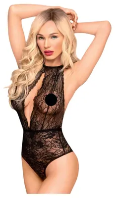 Productafbeelding van PENTHOUSE - Teddy Toxic Powder Black - Maat M/L