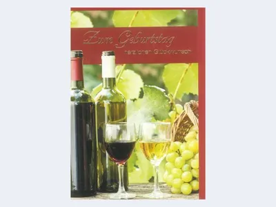 Produktbild von Geburtstag - Glückwunschkarte im Format 11,5 x 17 cm mit Umschlag - Sp