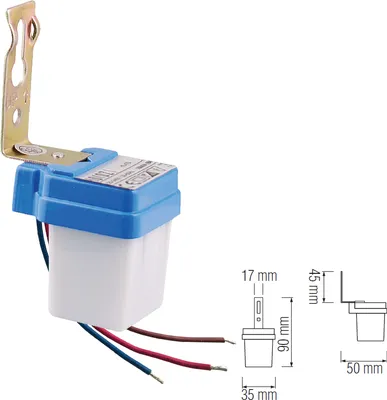 Produktbild von Dämmerungsschalter Dämmerungssensor Lichtsensor - 6A - 1380W