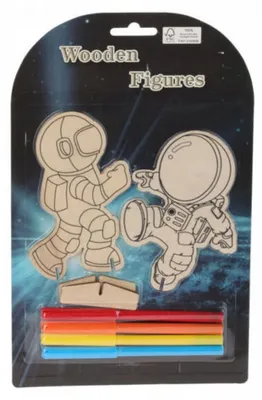 Produktbild von Artmaker Kosmonauten Malfiguren Kreatives Set 2 Stück