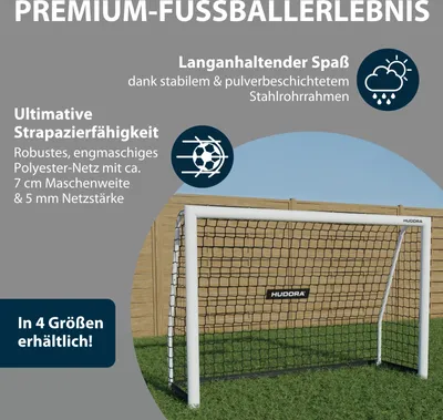 Productafbeelding van Voetbaldoel Advanced 120 (wit)
