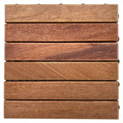 Produktbild von Outgarden Terrassenfliese Cumaru Glatt 18 mm stark, 30 x 30 cm, verschraubt