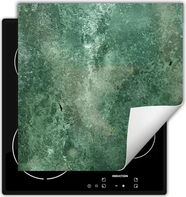 Produktbild von DarHaus Herdabdeckplatte 60x52 cm Anti Rutsch Matte Aufrollbar, grün - schiefer