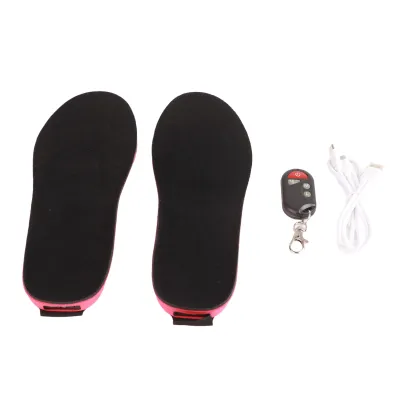 Obrázok produktu pre Vyhrievané vložky veľkosti 35-40 - prispôsobiteľné, nabíjateľné cez USB s diaľkovým ovládaním - elektrické vložky pre mužov a ženy, vhodné na vonkajšie použitie