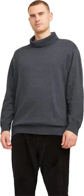 Produktbild von Jack & Jones Basic Plus Size Rollkragenpullover Grau 4XL Mann Grau 4XL