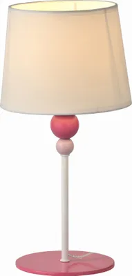 Obrázek produktu pro Dětská stolní lampička BEBE - 1xE27, 60W, růžová / bílá
