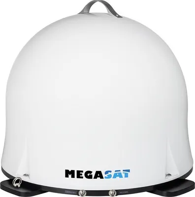 Produktbild von Megasat Campingman Portable 4, 10,7 - 12,75 GHz, 32,6 dBi, Parabolisch, Horizontale/Vertikale Polarisation, 15 - 50°, Weiß