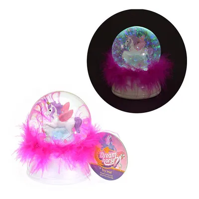 Produktbild von Dream Horse Sneeuwbol Eenhoorn Met Licht En Veren