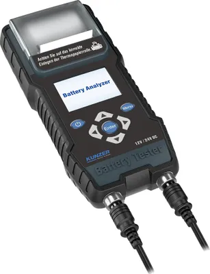 Produktbild von Kunzer Batterietester 12 und 24 V mit Thermodrucker BA1224