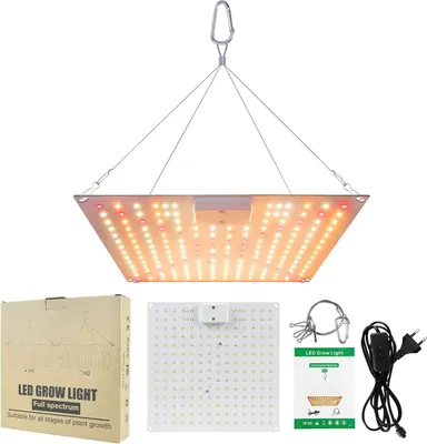 Produktbild von 192 LEDs Pflanzenlampe Vollspektrum Pflanzenlicht Zimmerpflanzen Wachstumslampe Grow Lampe