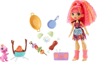 Produktbild von Cave Club Wilder Grillspaß mit Emberly Spielset & Puppe