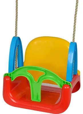 Immagine prodotto di Simba 107174109 - 3 in 1 Schaukel, Seil vormontiert, Schaukelhöhe ca. 120cm, Sitzbreite 28cm