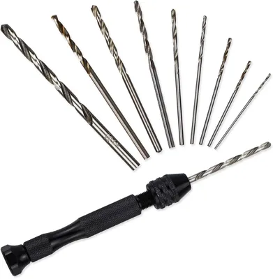 Produktbild von Präzisions-Pin-Schraubstock 26 Teile, Handbohrer mit Drehbits, Mini-Handwerkzeug, für Modellbau