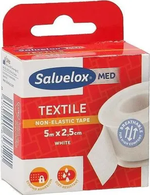 Obrázek produktu pro Salvelox textilní páska bílá 5mx2