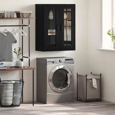Obrázek produktu pro vidaXL Příborník vzhled černého dubu 69,5 x 34 x 90 cm materiál na bázi dřeva