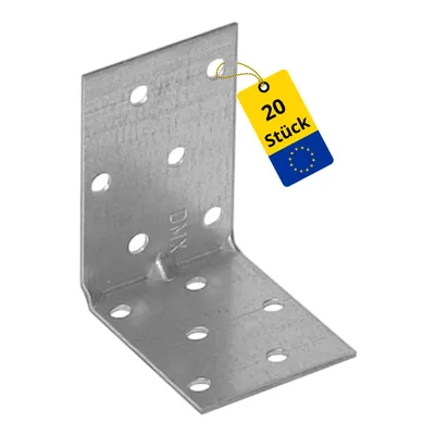 Produktbild von DMX - Winkelverbinder Holzverbinder Lochplattenwinkel mit Sicke - KMP Großpack