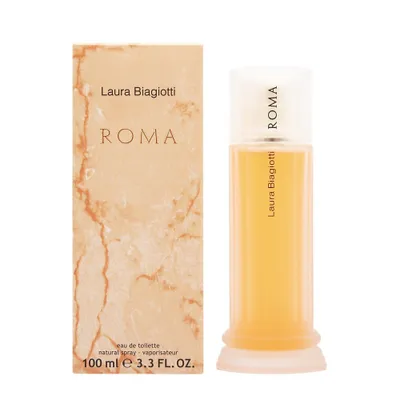 Zdjęcie produktu dla Laura Biagiotti Roma, Kobiety, 100 ml, Butelka jednorazowa, Bergamotka, Mięta, Goździk, Jaśmin, Różowy, Tuberoza, Bursztyn, Mirra, Paczula, Wanilia