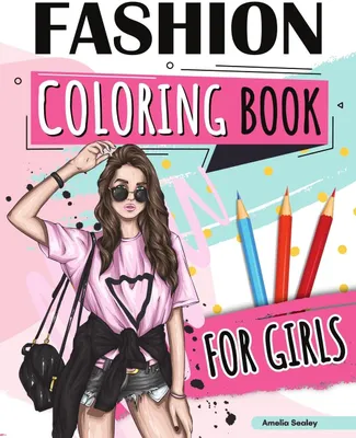 Produktbild von Fashion Coloring Book for Girls Ages 4-8