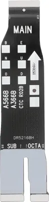 Obrázek produktu pro Samsung, Flexibilní kabelové připojení pro Galaxy A56 A36 přesné připojení, černé