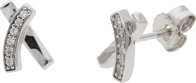 Produktbild von JuwelmaLux Ohrstecker Sterling Silber 925/000 mit synth Zirkonia JL20-06-0852