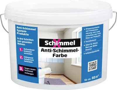 Produktbild von SchimmelX Wandfarbe weiß 10 L