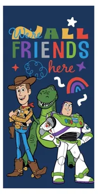 Obrázek produktu pro Plážová osuška Toy Story Friends Here, 70 × 140 cm