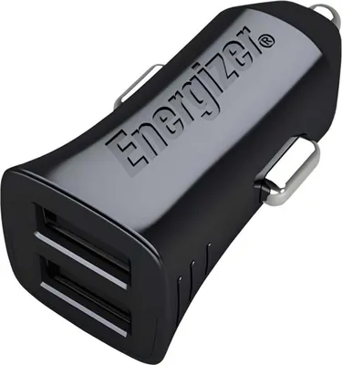 Immagine prodotto di Energizer Classic - Caricabatterie da auto 2x USB-A 2,4A 12W (nero)