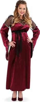 Produktbild von Prinzessin Hexe Burgfräulein Mittelalter Kleid mit Gürtel Gr. 38 Halloween Karneval