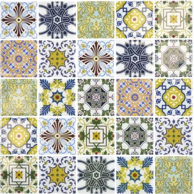 Produktbild von Vinyl Squares Retro color Selbstklebend MOSvinyl-retro_f
