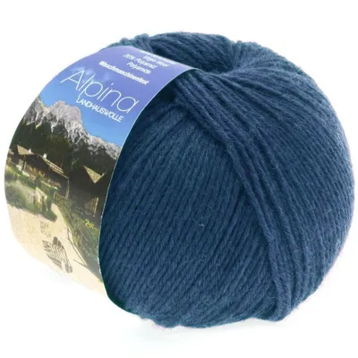Zdjęcie produktu dla Lana Grossa ALPINA LANDHAUSWOLLE 50 g Trachten stricken edle Trachtenwolle 210 m Farbe 022 - Jeans