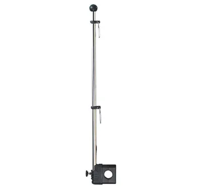 Produktbild von Flaggenstock mit Halter für Reling, 430mm, Edelstahl A2