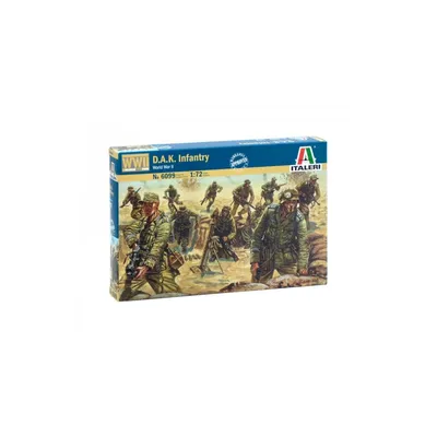 Zdjęcie produktu dla Italeri D.A.K. Infantry, 8 lat(a), Beżowy, Plastik