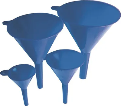Immagine prodotto di Set di imbuti DynaTech 4 pezzi blu, diametro 50-75-100-125 mm