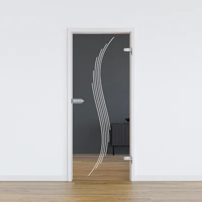 Produktbild von Pertura Glastür Glera Sweep 01 709 x 1960 x 8 mm Rechts für Beschlag Studio