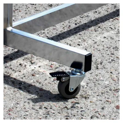 Produktbild von Höhenverstellbarer Reiserollständer 100-180cm mit ausziehbarer Kleiderstange 98-135cm