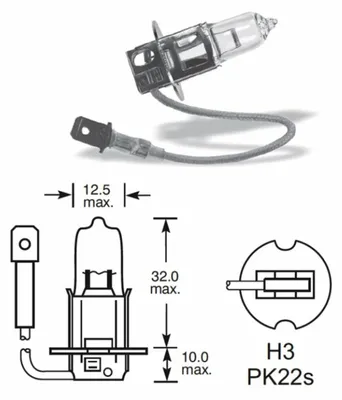 Produktbild von Elta H3 6V 55W PK22s EL455