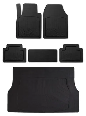 Produktbild von Gummimatten & Kofferraumwanne Set für Dacia Sandero 2021-2025 Antirutsch Gummi