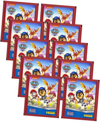 Produktbild von Panini Paw Patrol Sticker - Rescue Knights (2023) - 10 Tüten Sammelsticker