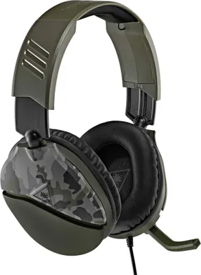 Obrázok produktu pre Turtle Beach Recon 70, Kábel, Hranie, 20 - 20000 Hz, 485,3 g, Slúchadlá s mikrofónom, Čierna, Zelená