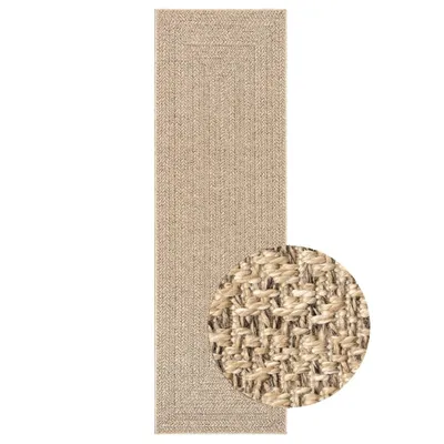 Zdjęcie produktu dla Dywan ZIZUR, 80x250 cm, stylizowany na jutowy