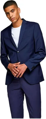 Productafbeelding van Jack & Jones 12199891, Materiaal: Elastaan, Polyester, Viskose, Kleur: Blauw